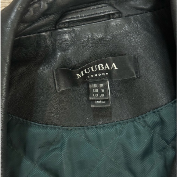 Genuine Leather Jacket with Gold Hardware - Picture 7 of 7